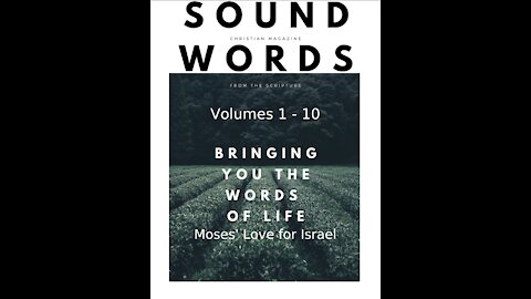 Sound Words, 18 Moses' Love for Israel