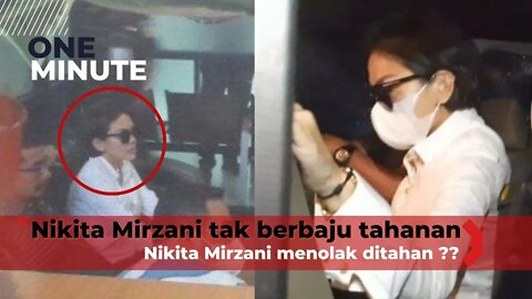 Nikita Mirzani tak berbaju tahanan, Nikita Mirzani menolak ditahan ??