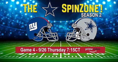 New York Giants vs. Dallas Cowboys - The Spin Zone - Season #2 - Episode 10