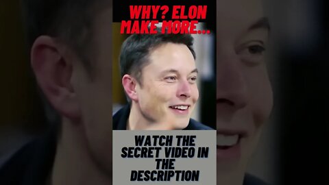 Why? eeelon is focus...secret on how elon...elon use more of his brain