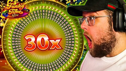 INSANE 30X TOP SLOT BAR GAME SHOW ON FUNKY TIME! (HIGHLIGHTS)