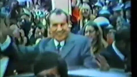 President Richard Nixon visits Westchester NY - October 23, 1972