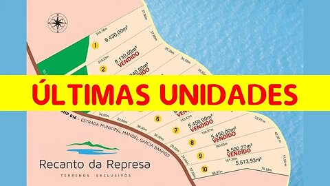 [80% VENDIDO] Recanto da Represa - JOANÓPOLIS - SP - Terrenos com acesso exclusivo à Represa Jaguari