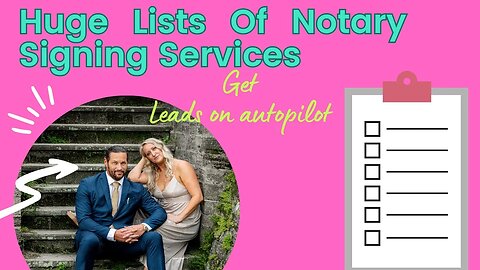 Get Our Huge List Of Notary Signing Services & Hiring Agencies.