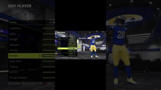 How To Create Marshall Faulk Franchise Roster Madden 23 #shorts