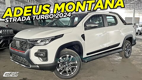 NOVA FIAT STRADA ULTRA 2024 COM MOTOR TURBO MAIS BARATA E EQUIPADA QUE MONTANA MOSTRA ACERTO DA FIAT