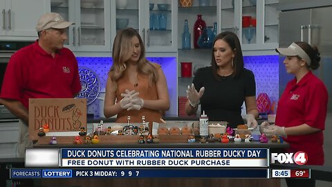 Celebrating National Rubber Ducky Day with Duck Donuts