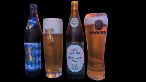 Oktoberfest double Zotler Bier Festwochen 5.8% ABV Vs Lowenbrau Oktoberfest 6.1% ABV