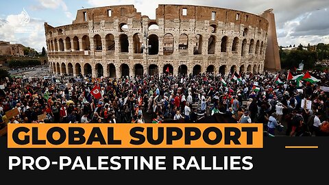 Hundreds of thousands protest in solidarity with Palestine _ Al Jazeera Newsfeed