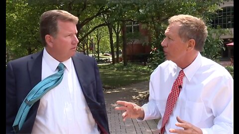 John Kasich talks with John Kosich about his DNC speech