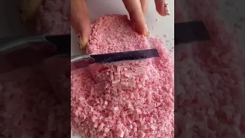 Oddly Satisfying Soap Bar 🧼 #soap #soapcutting #soapasmr #asmr #oddlysatisfying #satisfying #fyp