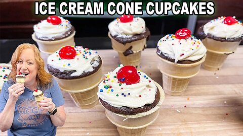 ICE CREAM CONE CUPCAKES Dessert for any Occasion