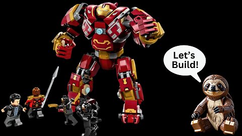 Lego Marvel The Hulkbuster: The Battle of Wakanda Stop Motion Speed Build