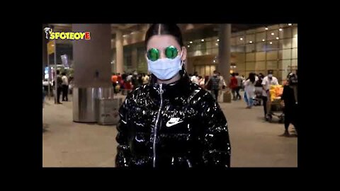 Spotted: Urvashi Rautela, Daisy Shah & Kanika Kapoor at the Airport | SpotboyE