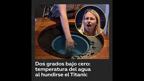 En un museo de EE.UU. puedes sentir la temperatura del agua al hundirse el Titanic