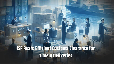 Streamlining International Trade: The Importance of ISF Rush Delivery Turnaround