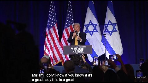 LIVE Donald Trump speaks to Jewish voters in Washington