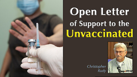 Open Letter of Support to the Unvaccinated