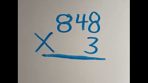 3 Digit by 1 Digit Multiplication