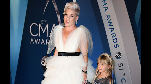 Pink and daughter Willow will release their duet Cover Me In Sunshine this week