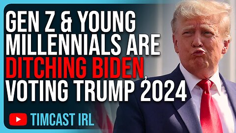 Gen Z & Young Millennials Are DITCHING Biden, Voting Trump 2024