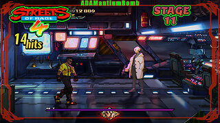 Streets of Rage 4 | Stage 11 – Airplane - Hard Mode, Feat: Adam Hunter (Streets of Rage, 2020 PS4) #ps4