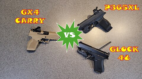 Taurus GX4 Carry VS Glock 48 VS Sig Sauer P365XL