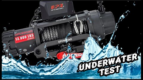 OPENROAD4wd Panther 2S PLUS 13k Winch💧Underwater test