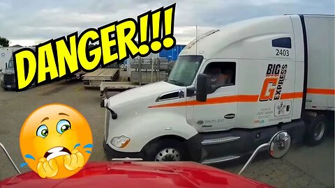 Truck Stop Fails & Mad Drivers | Bonehead Truckers