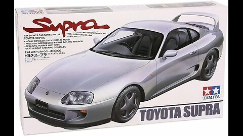 BUILDING A TOYOTA SUPRA MODEL REPLICA CAR | 1/24 Scale Tamiya.