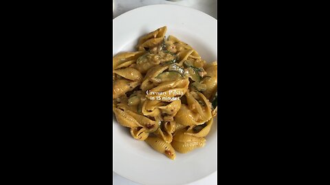 recipe of creamy pasta