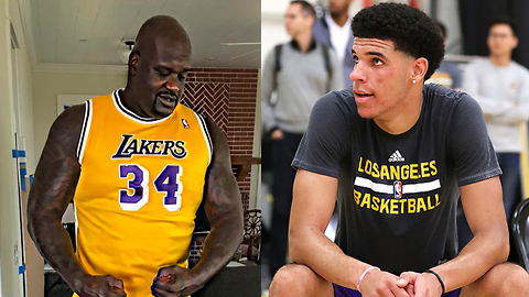 Shaq SHADES Lonzo & LaVar Ball in Laker Jersey: "I'm the ORIGINAL Big Baller"