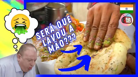 Reagindo a Comidas de Rua: ÍNDIA! Kulchawala Voadora e Comida Apimentada! | Veja Aqui #34