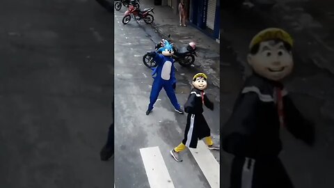 DANÇANDO FOFÃO, SONIC, KIKO E O MÁSKARA NA CARRETA DA ALEGRIA TRIPLO X, LIKE