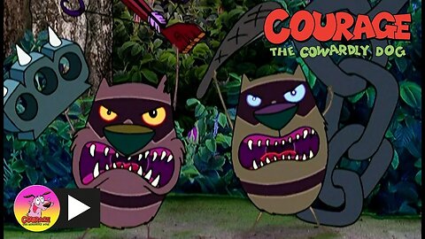 Courage The Cowardly Dog: Campsite of Terror | Cartoons