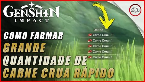 Genshin Impact, Como farmar Grande quantidade de carne rápido | Super Dica PT-BR