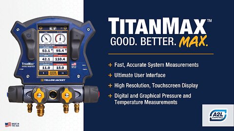 YELLOW JACKET® TITANMAX™ Digital Manifold Features