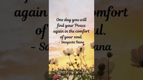 Finding Your Peace