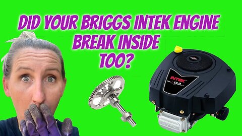 How to DIAGNOSE and REPLACE your CAMSHAFT in a BRIGGS Intek Engine