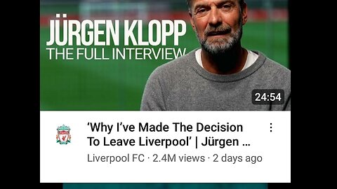 JURGEN KLOPP THE FULL INTERVIEW