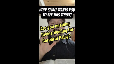 Embrace the power of prayer for divine healing for CEREBRAL PALSY🙏🌟