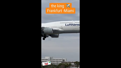 The King #king #miami #miamiairport #lufthansa #boeing747 #aviation #aviationlovers #pilot