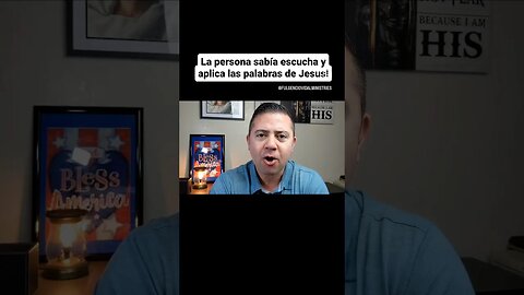 La persona sabia escucha y aplica las palabras de Jesus!