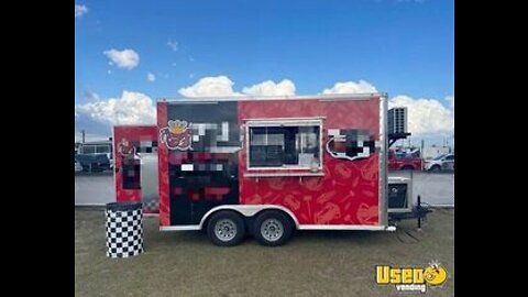 Lightly Used 2021 8.5' x 14' Kitchen Food Vending Trailer for Sale in Florida