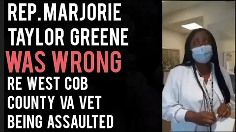 Marjorie Taylor Greene WRONG about West Cobb County VA veteran being assaulted - Ann's Tiny Life