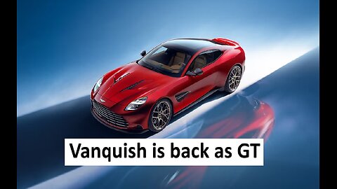 Aston Martin Vanquish comes back at GT