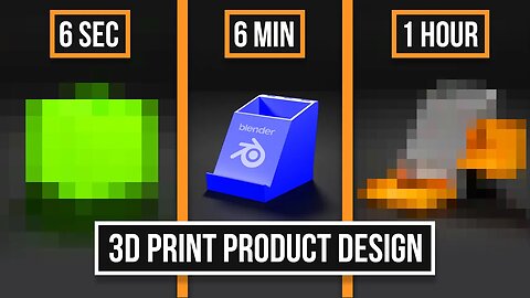 Blender 3D Printing Product Design Challenge | Desk Organizer Ep. 4