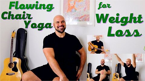 Flowing Chair Yoga for Weight Loss - 30 Minute Class - Fully Seated