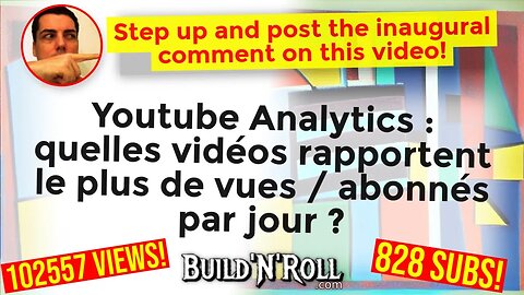 Youtube Analytics : quelles vidéos rapportent le plus de vues / abonnés par jour ?