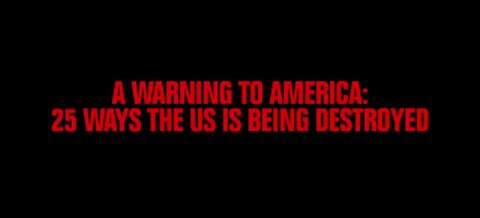 25 Ways the US is being Destroyed